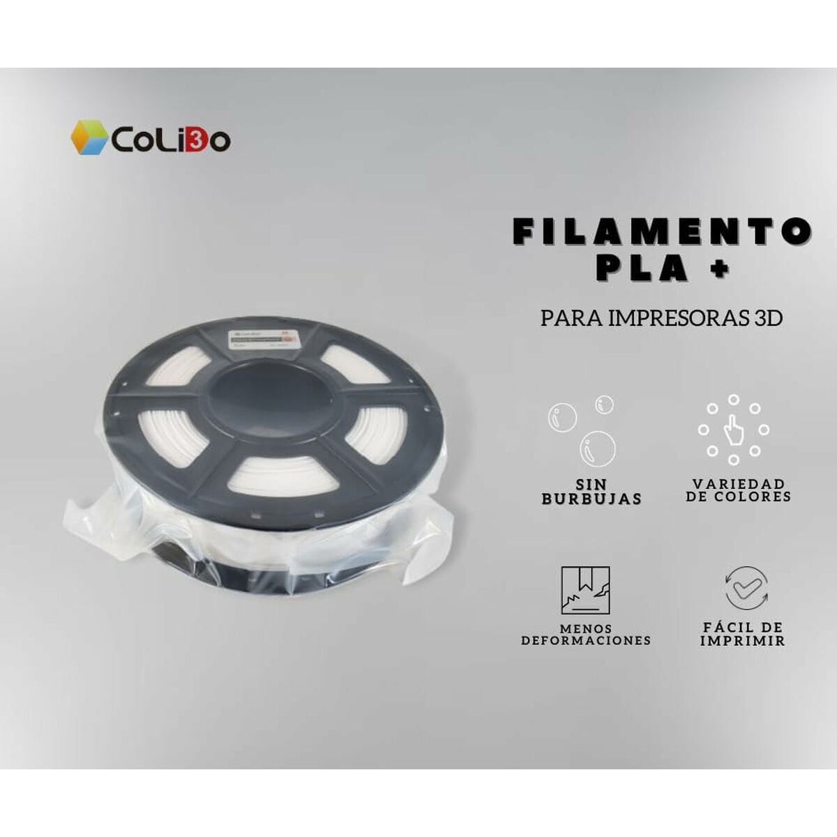 Filamentrulle CoLiDo Röd Ø 1,75 mm